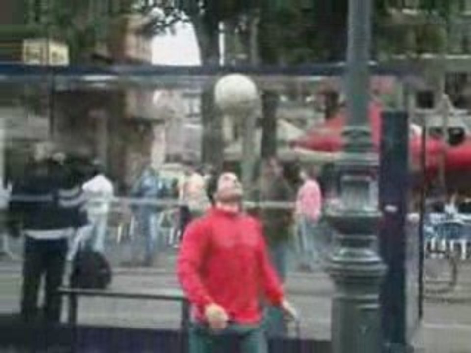 Street soccer démonstration