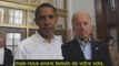 Barack Obama et Joe Biden appellent au vote anticipé (VOSTF)