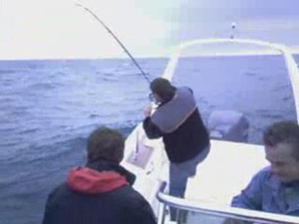 la peche au cap d'agde saison 2008 avec Teddy et Alexandre