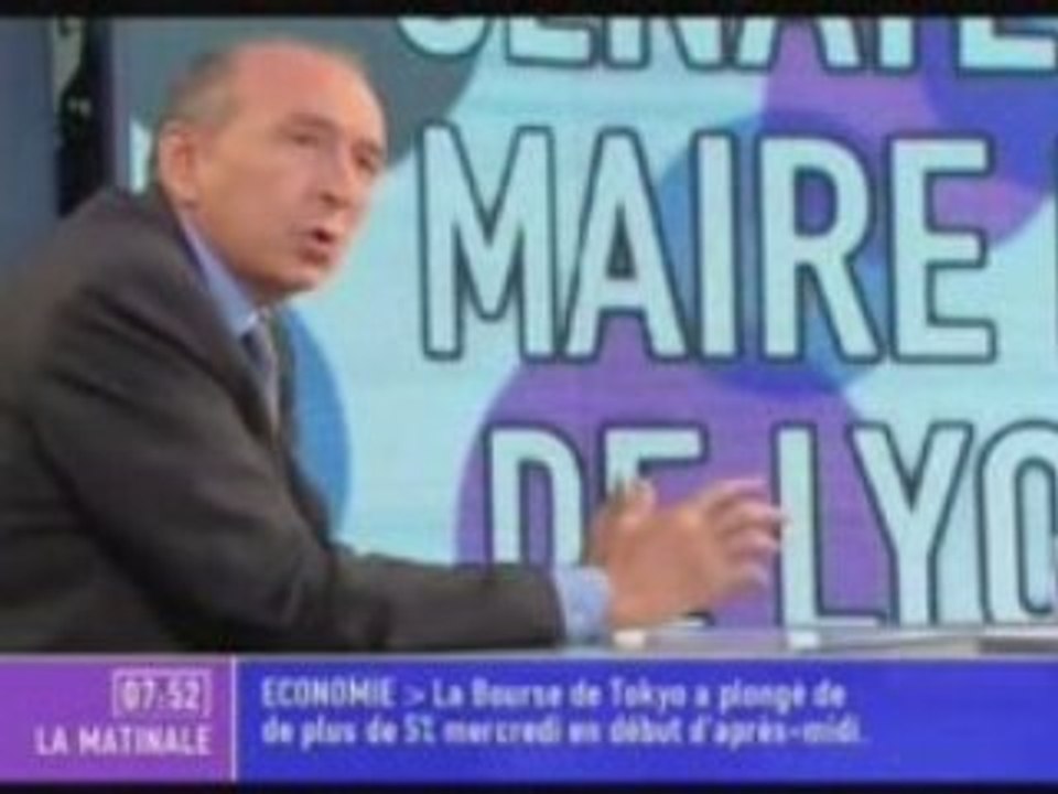Gérard Collomb : Interview C+ [22/10/2008]