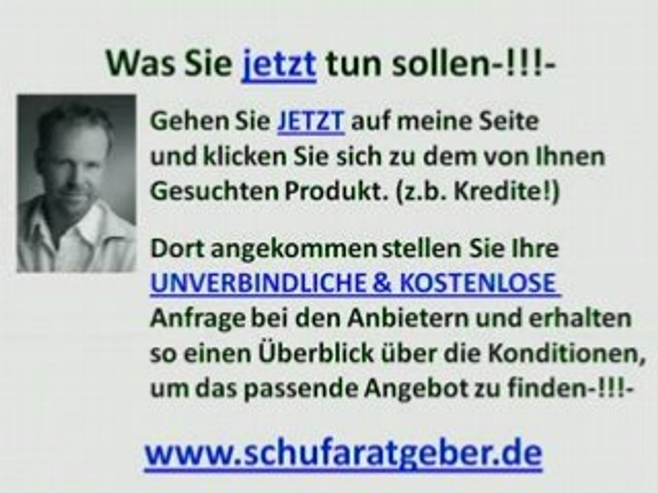 schufa freier kredit? Ratgeber Video!