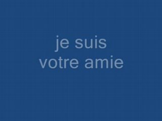 Je suis ton amie