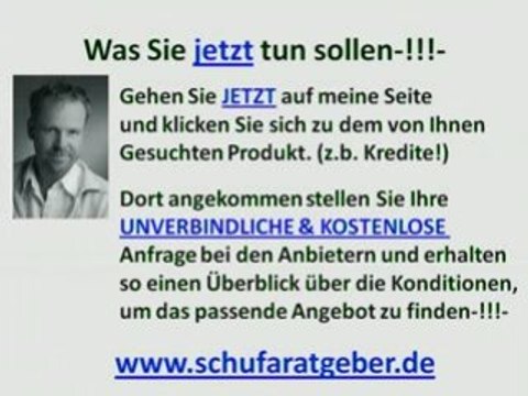 schweizer kredit ohne schufa abfrage? Ratgeber Video!