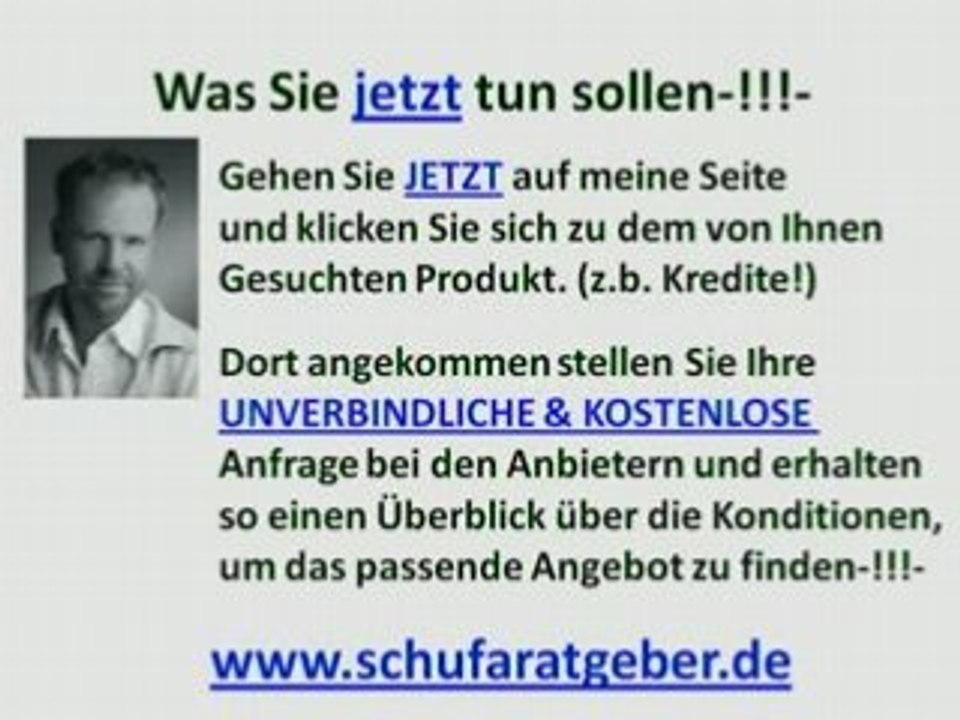 schweizer kredit trotz schufa einträgen? Ratgeber Video!