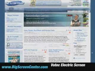 Vutec Electric Projector Screen