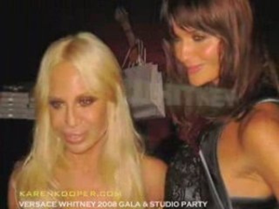 Versace 2008 Whitney Gala & Studio Party Video
