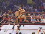 WWE - RAW - HBK & HHH & Brock Lesnar & Rock Brawl