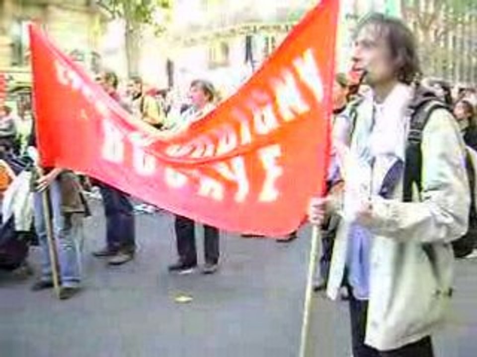 19 octobre 2008 Paris Manifestation nationale