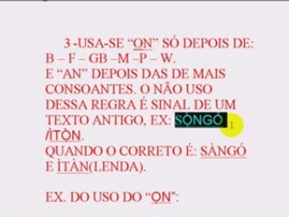 Curso de Yorùbá - Aula 2 (Olùkó Vander)