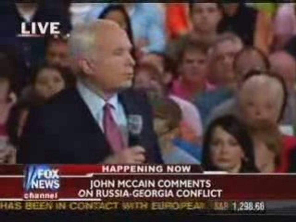 John McCain: _"Today We Are All Georgians!"