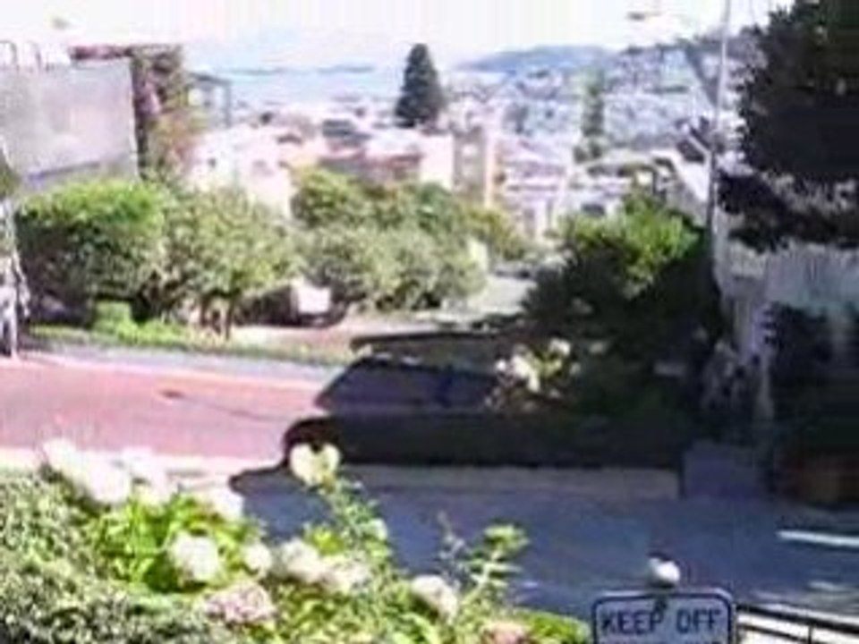 Freebording Lombard st. San Francisco