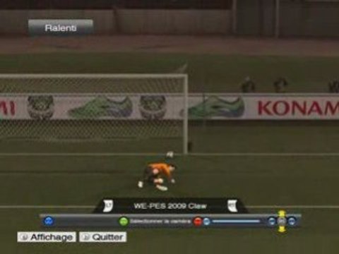 Pes 2009 mode legende transversale avec Naple