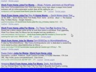 "Work From Home Jobs For Moms"*Part Two*