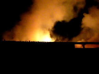 Un incendie s'est déclaré dans un hangar de la ferme Quennes