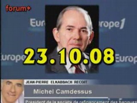 ITW de Michel Camdessus (23.10.08)