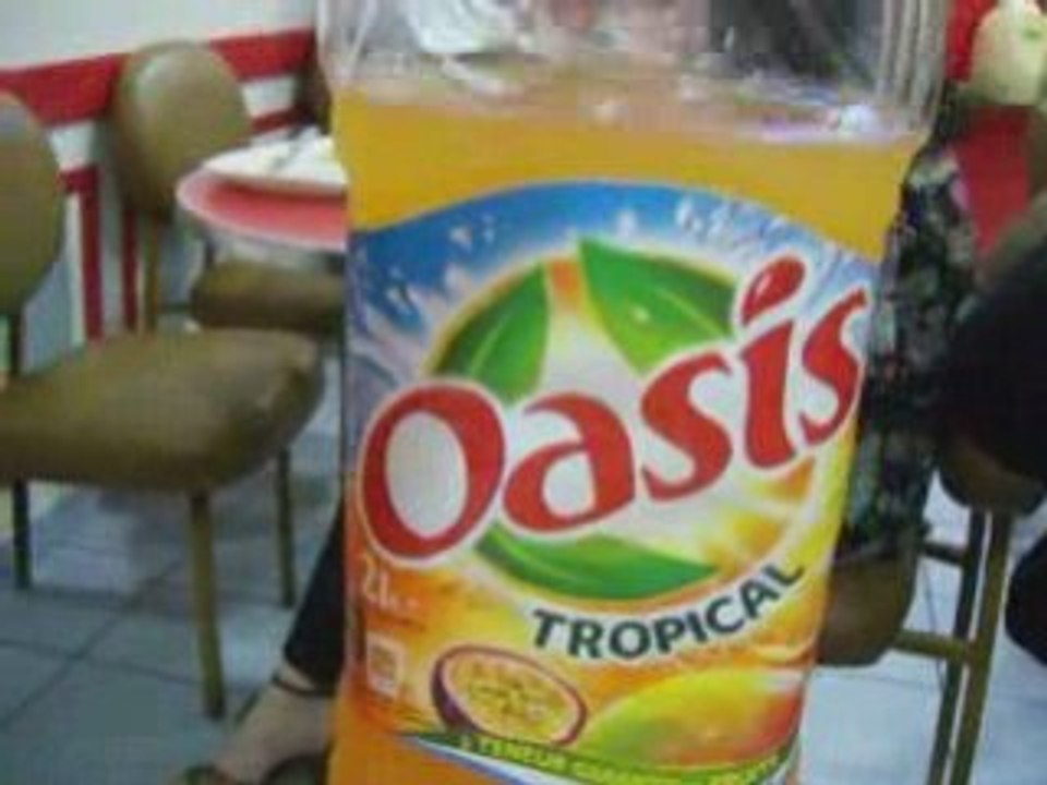 la bouteille d'oasis a 4 euros ....