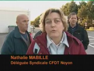 Noyon plan social licenciements