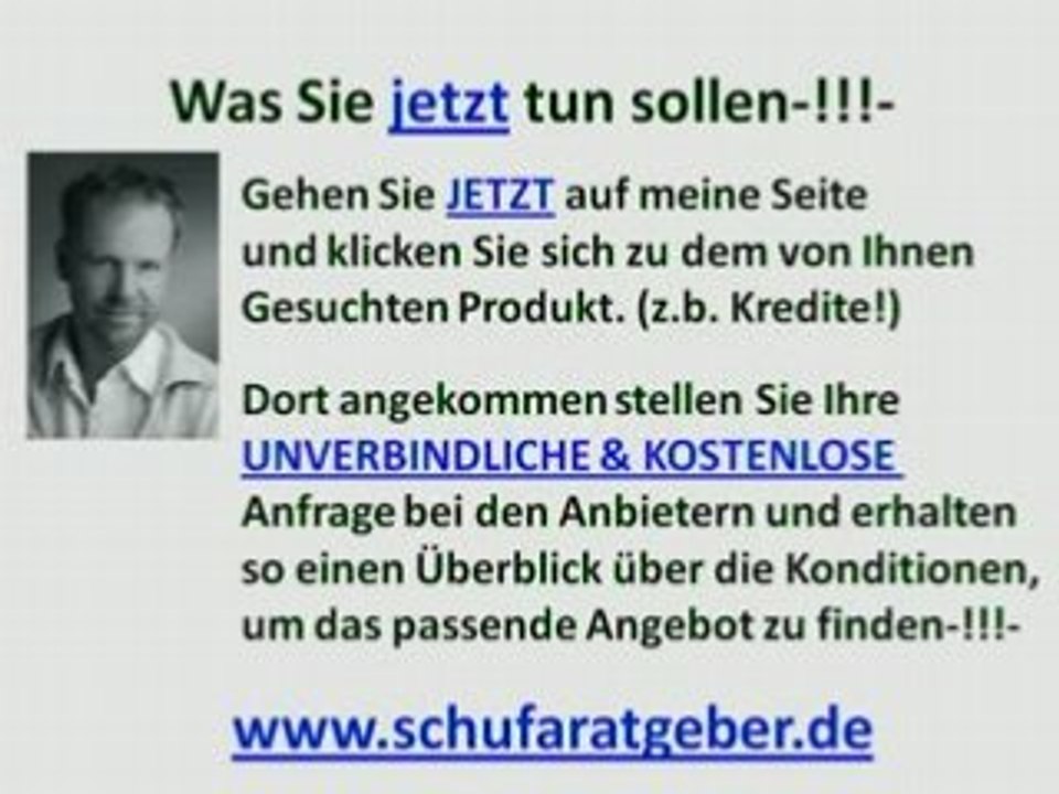 schweizer kredit trotz schlechter schufa? Ratgeber Video!