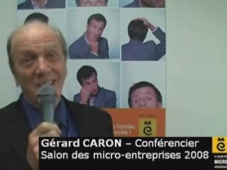 Gerard CARON Conférencier Salon des micro-entreprises
