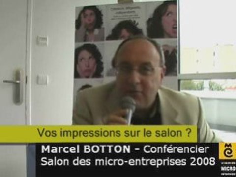 Marcel Botton Conférencier Salon des micro-entreprises