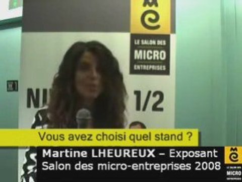 Martine LHEUREUX Salon des micro-entreprises