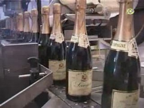 Habillage des bouteilles - Champagne