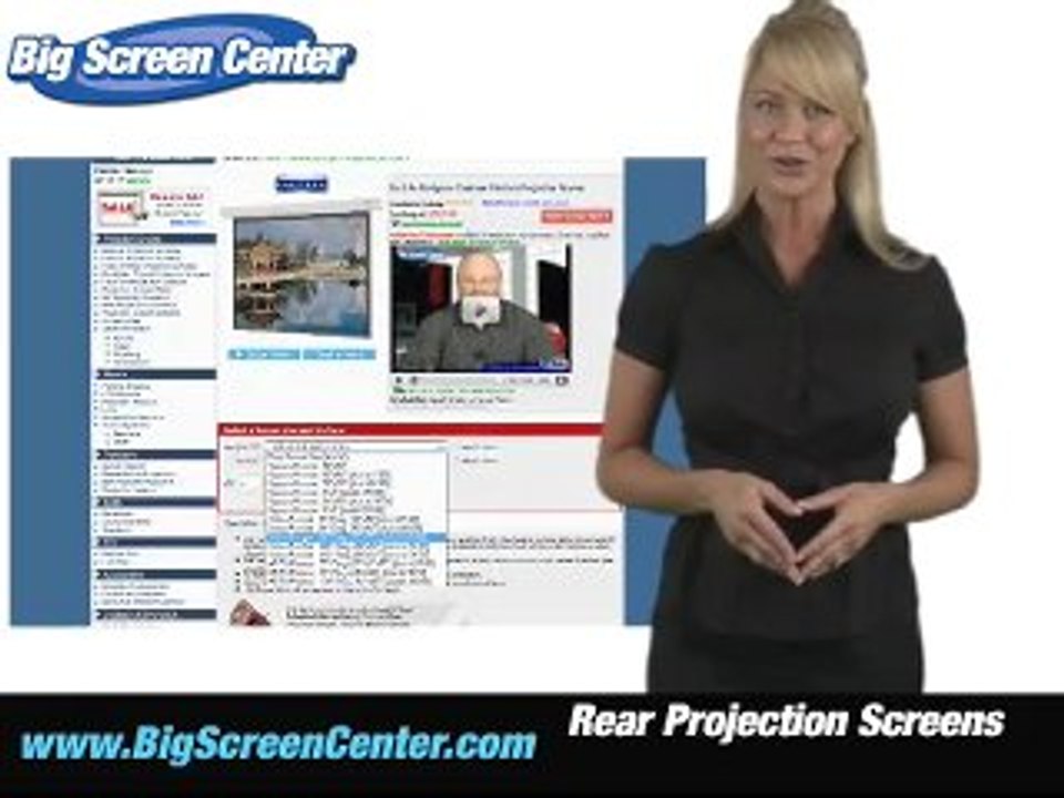 Rear Projection Screens