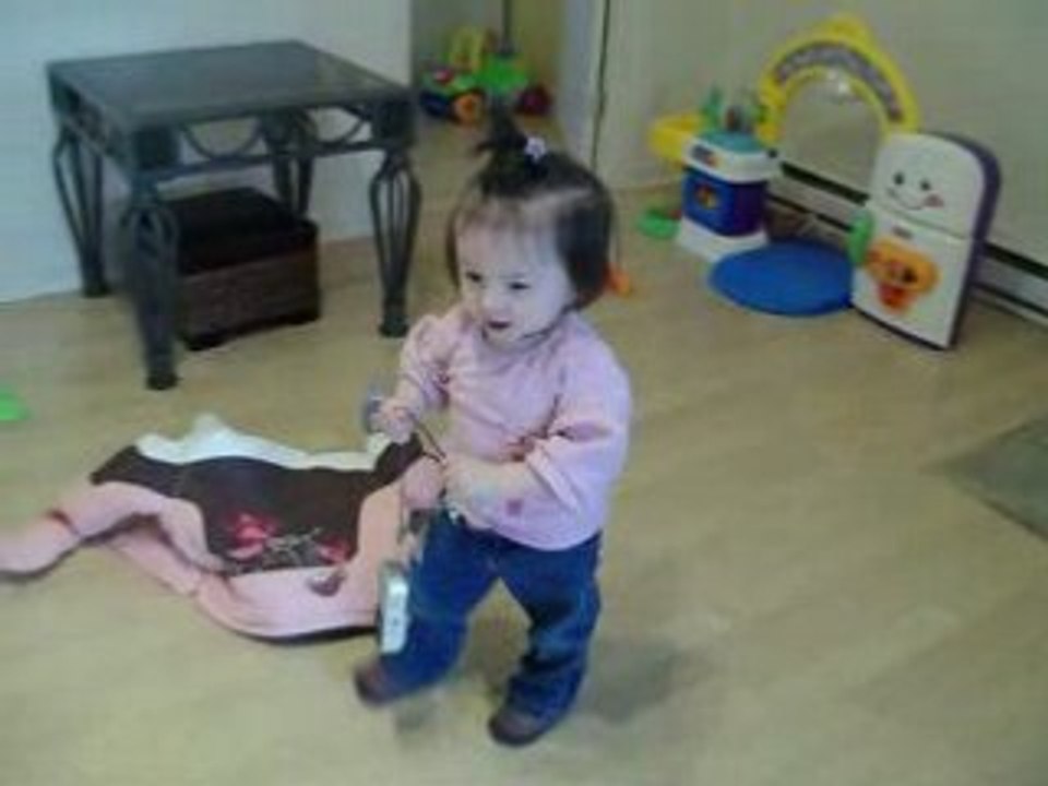 Myriam qui marche...