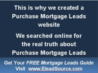 Purchase Mortgage Leads