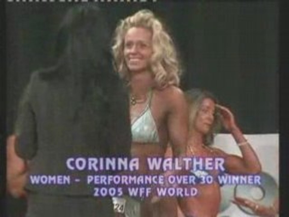 Corinna Walther Weltmeisterin 2005 der Fitness Damen