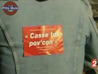 Une amende pour "Casse-toi pov' con"