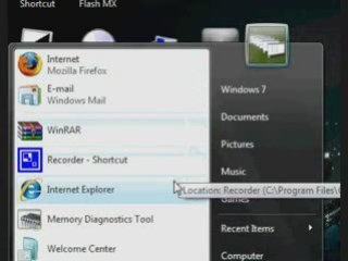 Windows 7 sidebar amp start menu