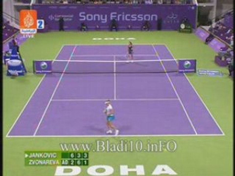 Jancovic vs zvonoreva Doha 11-2008