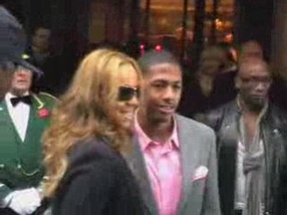 Mariah Arrives At The Dorchester Hôtel
