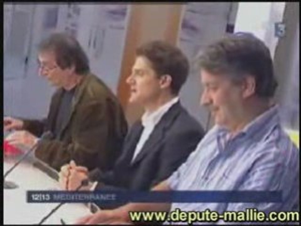 Travail dimanche - France3 Med - Débat avec Richard Mallié