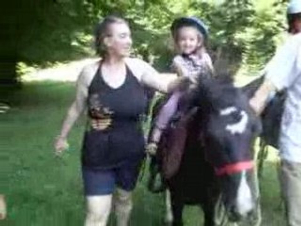 Térésa à cheval