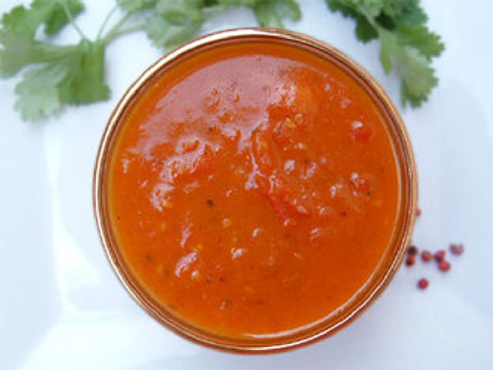 Chutney tomate sauce indienne