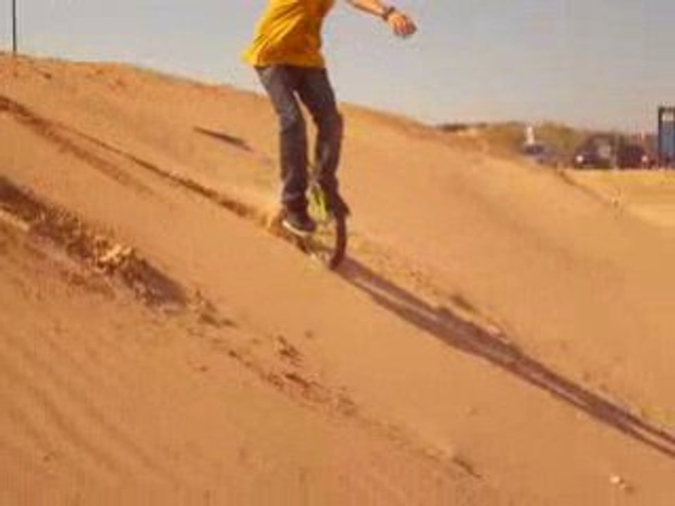 descente dune monocycle