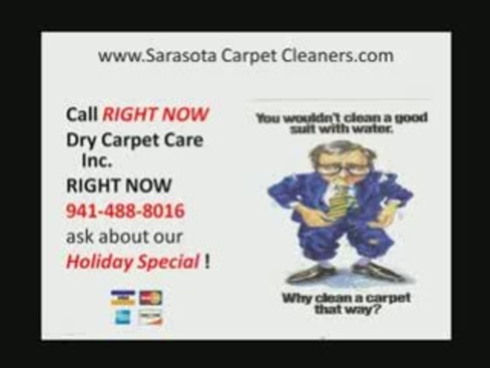 Sarasota Florida and VeniceFL Carpet Cleaning