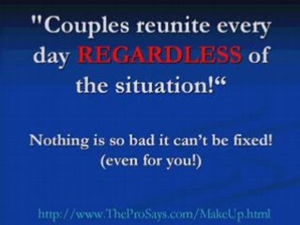 "Secrets to Get Your Ex Back!" Guaranteed!