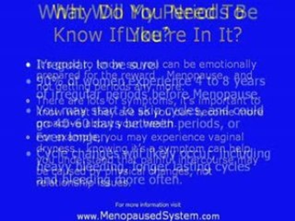 Recognizing Your Perimenopausal Symptoms