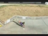 Weird Skater Suffers Rough Fall