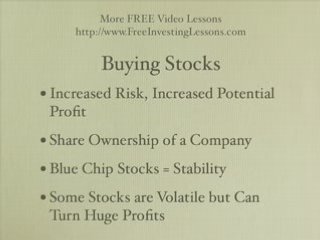 Investing in Stocks for Beginners