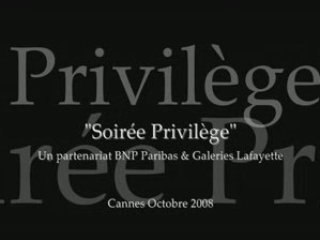 BNP Paribas Cannes "Soirée Privilège"