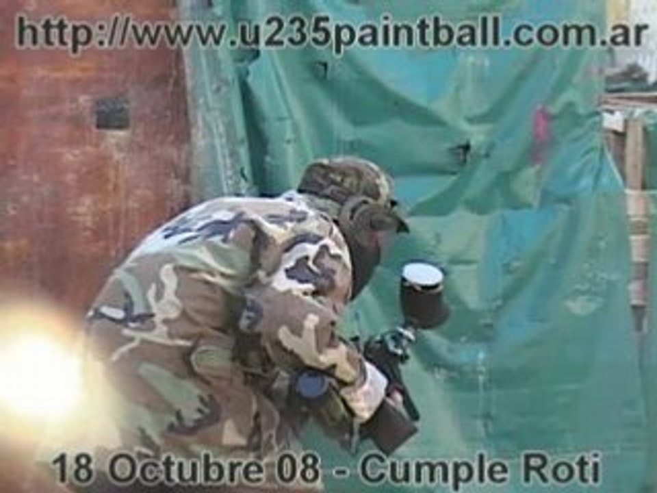 Paintball U-235 fields - Cumple Roti 18-10-08