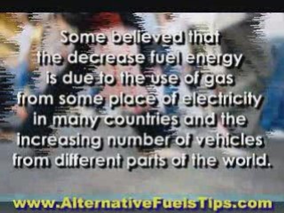 The Use of Alternative Fuels Expansion