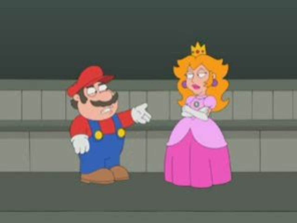 Super Mario saves the Princess