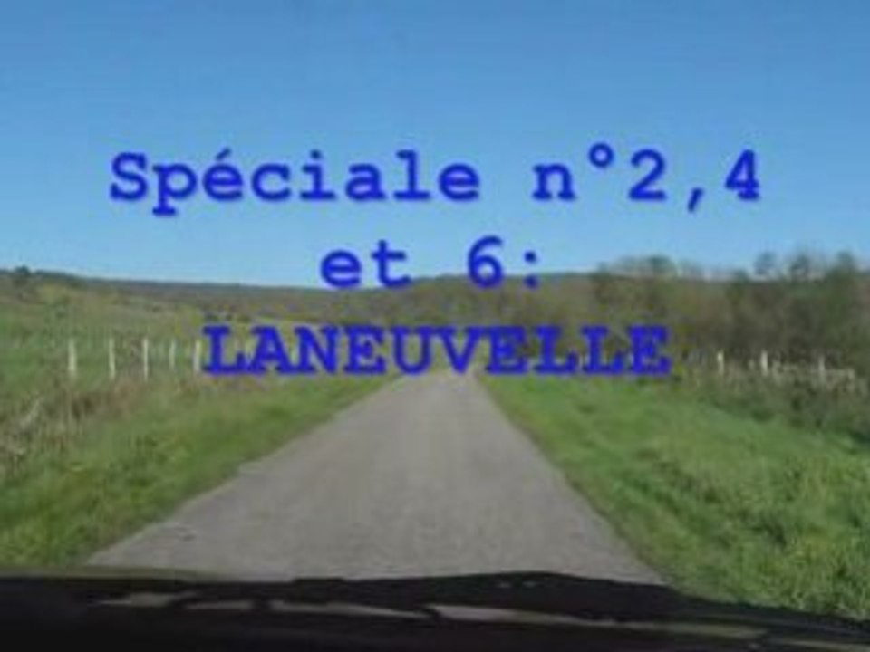 Recos: Rallye de Bourbonne les Bains 2008, ES de LANEUVELLE