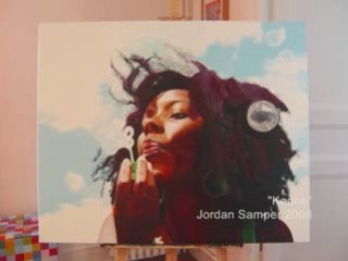 Karine painting by Jordan Samper