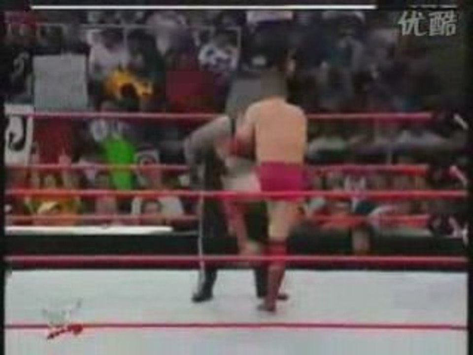 Naked mideon versus Steven Reagal WWE